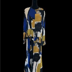 Zara Multicolor Long Sleeve Dress